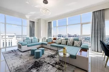Fully Furnished | City View | Up to 12 Chqs | Apartment For Rent In Reef Residence JVC Dubai